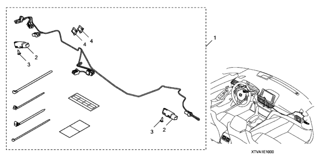 2020 Honda Accord Hybrid Interior Illumination Diagram