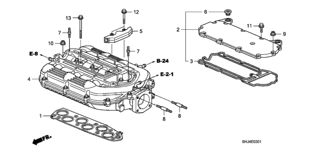 2008 Honda Odyssey Intake Manifold Diagram
