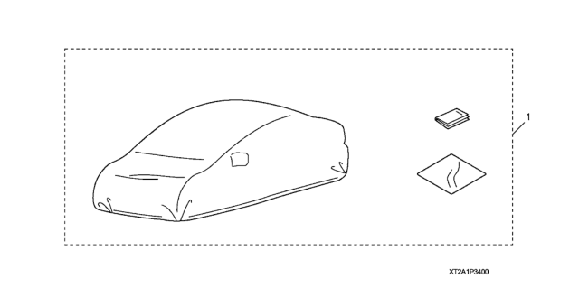 2015 Honda Accord Hybrid Car Cover Diagram