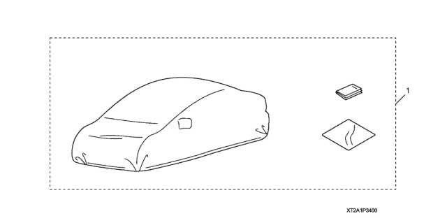 2017 Honda Accord Hybrid Car Cover Diagram