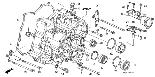 2005 Honda Odyssey Ring, Snap (81MM) Diagram for 90615-RGR-000