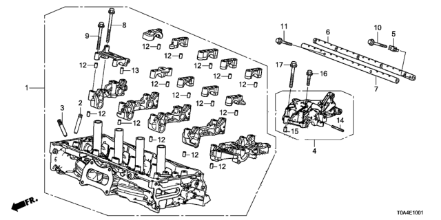 2016 Honda CR-V Cylinder Head Diagram