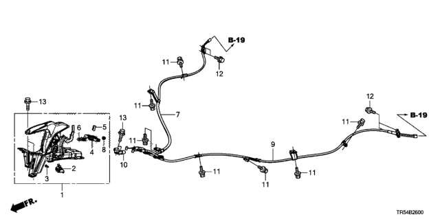 2014 Honda Civic Parking Brake Diagram