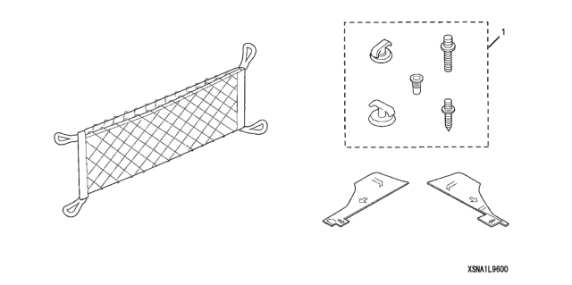 2009 Honda Civic Cargo Net Diagram