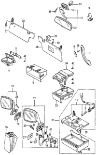 1982 Honda Prelude Mirror Diagram