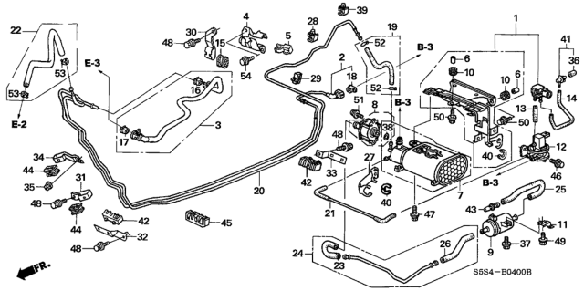 2005 Honda Civic Fuel Pipe Diagram