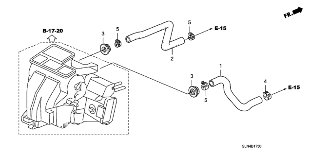 2008 Honda Fit Water Hose Diagram