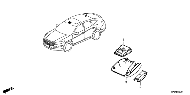 2014 Honda Crosstour Camera (FCW/LDW) Diagram