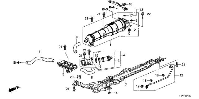 2018 Honda Fit Canister Diagram