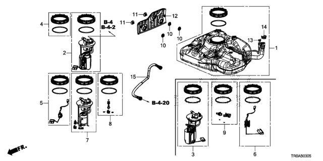 2013 Honda Civic Fuel Tank Diagram