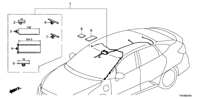 2018 Honda Clarity Electric Wire Harness Diagram 5