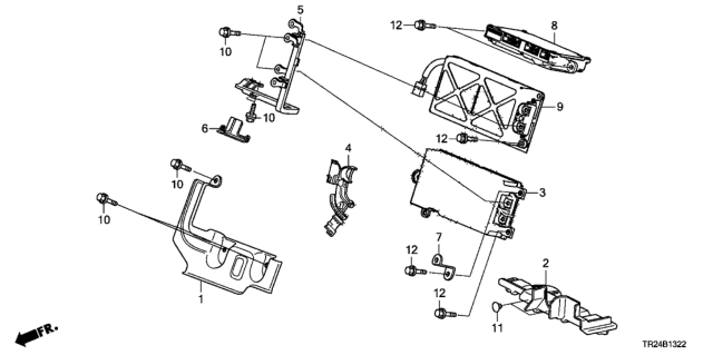 2013 Honda Civic Electronic Control Diagram for 1K000-RW0-A63