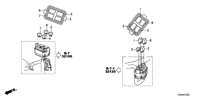 2020 Honda Fit Control Unit (Engine Room) Diagram 3