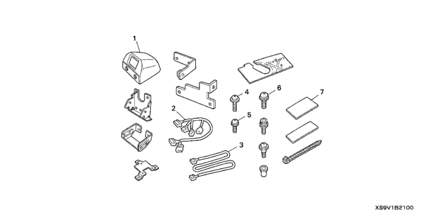 2005 Honda Pilot Rear View Camera Attachment Diagram