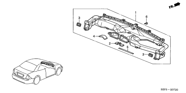 2003 Honda Civic Duct Diagram