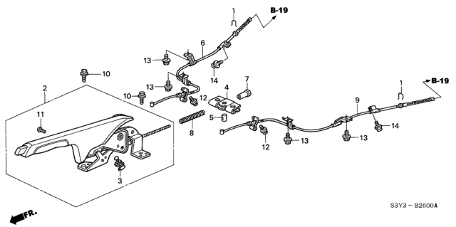 2002 Honda Insight Parking Brake Diagram