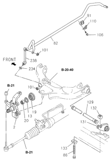 2002 Honda Passport Knuckle Diagram