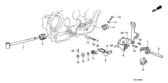 1988 Honda Accord Interlock Diagram for 24432-PB6-010