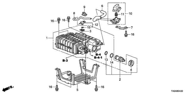 2012 Honda Accord Canister Diagram