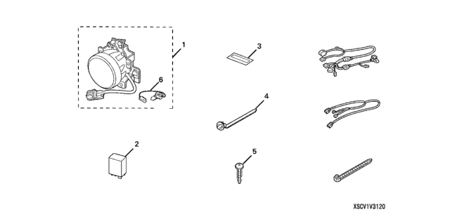 2006 Honda Element Foglight Kit Diagram