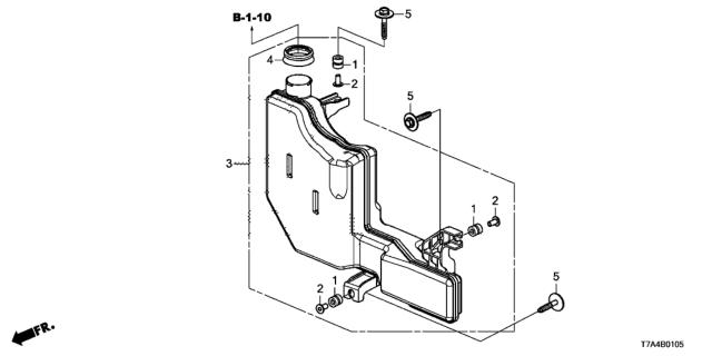 2021 Honda HR-V Resonator Chamber Diagram