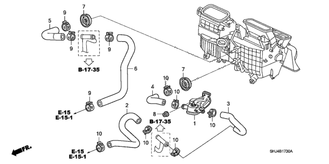 2008 Honda Odyssey Water Valve Diagram