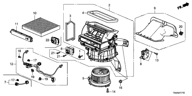 2020 Honda Fit Heater Blower Diagram