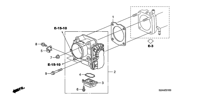 2009 Honda S2000 Throttle Body Diagram