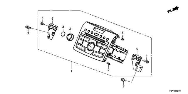 2014 Honda CR-V Auto Radio Diagram