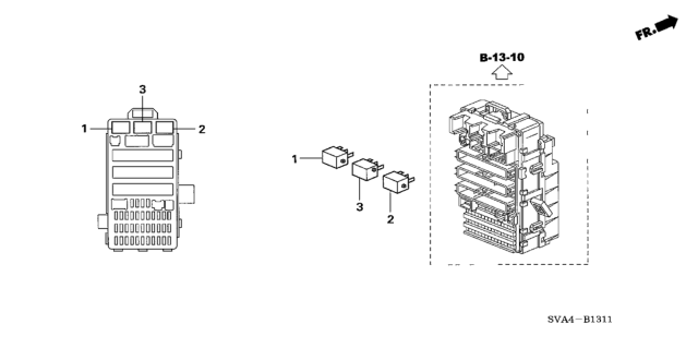 2008 Honda Civic Control Unit (Cabin) Diagram 2