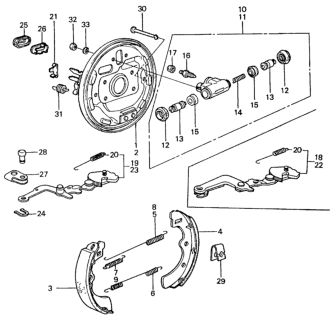 1981 Honda Civic Cup, Piston Diagram for 43325-567-003