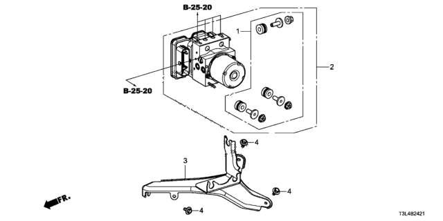 2016 Honda Accord VSA Modulator Diagram