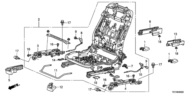 2012 Honda Accord Bolt Diagram for 81262-TE0-A01