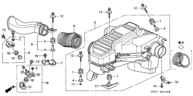 2001 Honda Civic Resonator Chamber Diagram