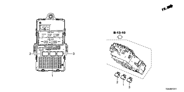 2018 Honda Fit Control Unit (Cabin) Diagram 2