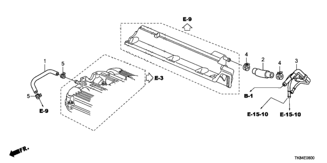 2012 Honda Odyssey Breather Tube Diagram