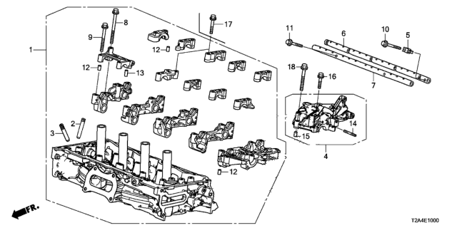 2016 Honda Accord Cylinder Head (L4) Diagram