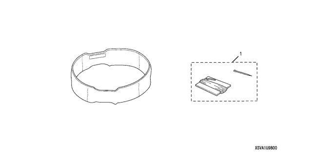 2009 Honda Civic Leather Steering Wheel Cover Diagram