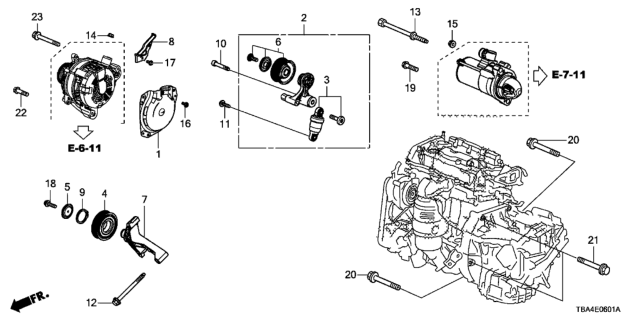 2017 Honda Civic Insulartor,Heat Diagram for 31114-5BA-A00