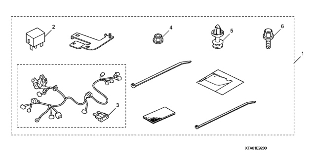 2010 Honda Crosstour 5 Door EXL (4WD) KA 5AT Remote Engine Starter Attachment Diagram
