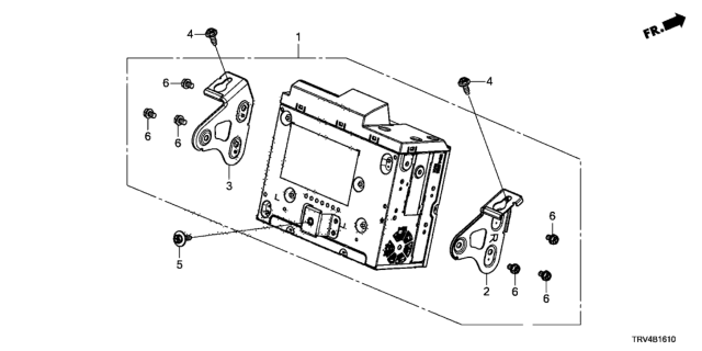 2018 Honda Clarity Electric Audio Unit (Audio & Navigation) Diagram