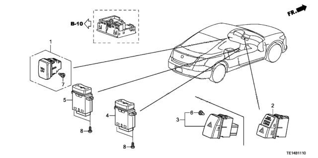 2012 Honda Accord Switch Diagram