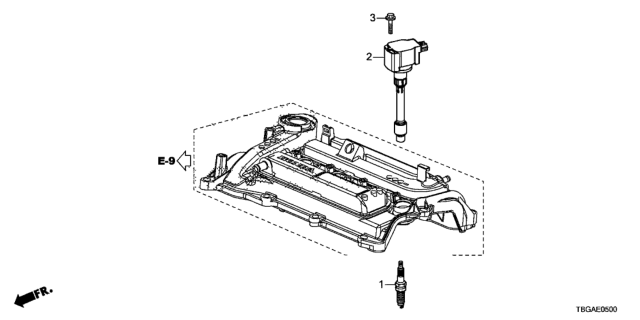 2020 Honda Civic Plug Top Coil - Plug Diagram