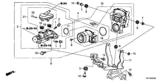 2019 Honda Clarity Fuel Cell Tandem Motor Cylinder Diagram