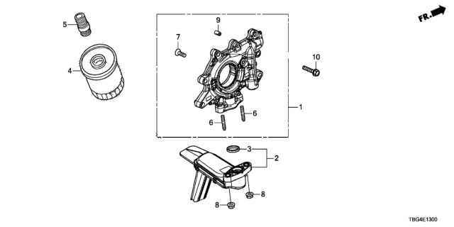 2019 Honda Civic Oil Pump Diagram