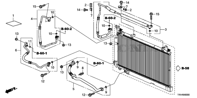 2018 Honda Clarity Electric Collar, Dis Hose Diagram for 80316-T4R-J00