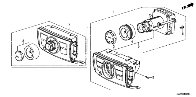 2013 Honda Pilot Switch Panel Diagram