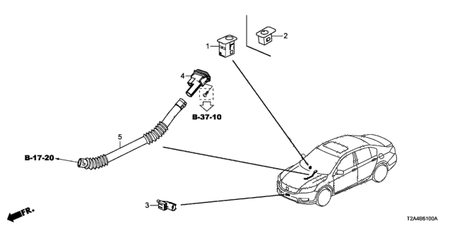 2013 Honda Accord A/C Sensor Diagram