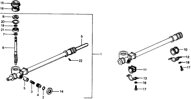 1979 Honda Civic 3 Door ** KL HMT Steering Gear Box Diagram