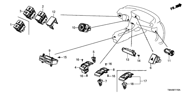 2016 Honda Civic Switch Diagram